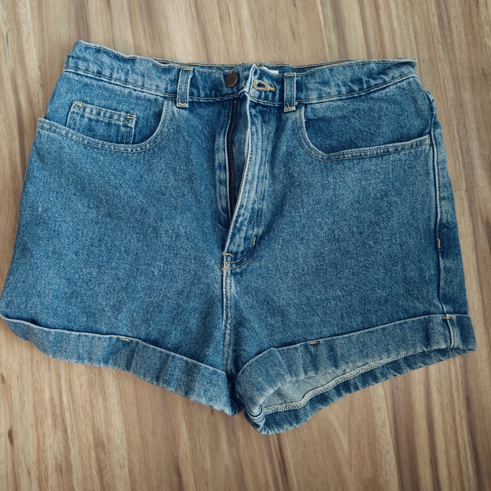 American Apparel Blue Jean Shorts for Women